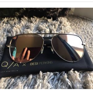 Quay x Desi Perkins High Key Sunglasses